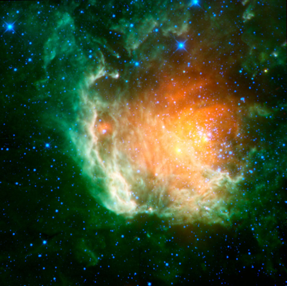 A cosmic rose, thanks to NASA via npr.org.