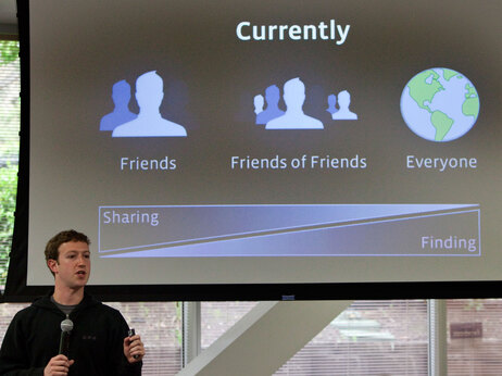 Mark Zuckerberg, of Facebook, announces new privacy controls