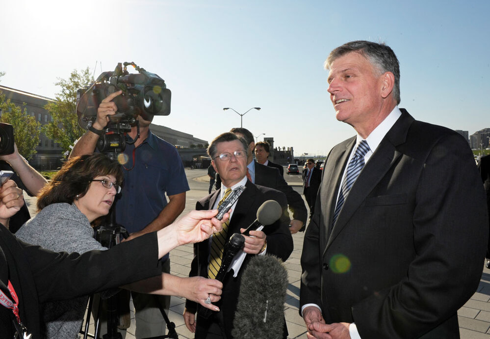 One of the biggest National Prayer Day events in the nation's capital was evangelist Franklin Graham