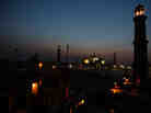 The view from atop Coo Coo's Cafe in Lahore, Pakistan. (John Poole/NPR) The view from atop Coo Coo's Cafe in Lahore, Pakistan. (John Poole/NPR)