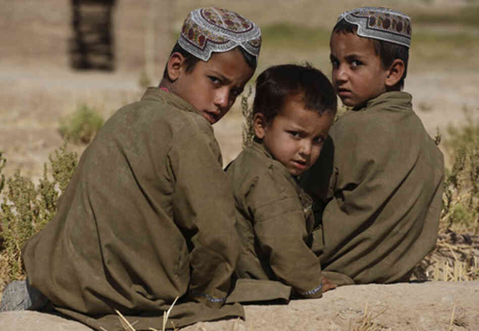 Afghan children, pictured on a farm in Nawa district, Helmand province, southern Afghanistan, Monday Afghan children, pictured on a farm in Nawa district, Helmand province, southern Afghanistan, Monday