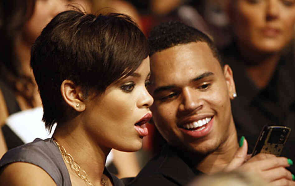R&B singers Rihanna, left, and Chris Brown are seen at the MTV Movie Awards on Sunday June 1, 20 R&B singers Rihanna, left, and Chris Brown are seen at the MTV Movie Awards on Sunday June 1, 20