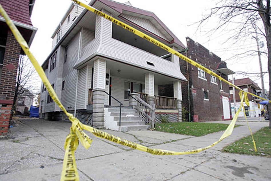 The home of Anthony Sowell is pictured on Wednesday in Cleveland. The former U.S. Marine is charged The home of Anthony Sowell is pictured on Wednesday in Cleveland. The former U.S. Marine is charged