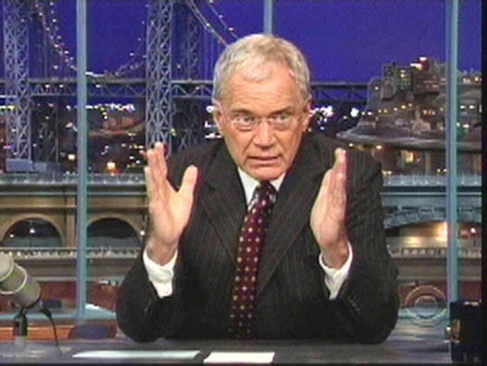 David Letterman tells his story during a taping of his late-night show, on Oct. 1, that he had sexua David Letterman tells his story during a taping of his late-night show, on Oct. 1, that he had sexua