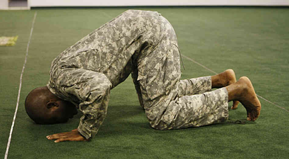 Army Maj. Dawud Agbere, who is a Muslim, prays at a mosque outside Fort Hood in Killeen, Texas on Mo Army Maj. Dawud Agbere, who is a Muslim, prays at a mosque outside Fort Hood in Killeen, Texas on Mo