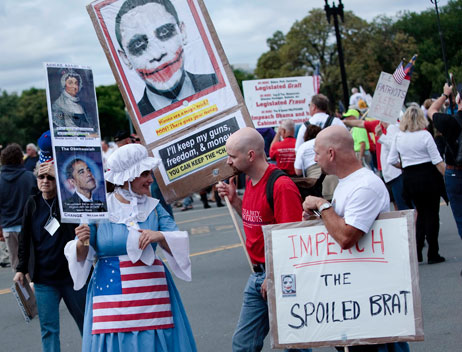 Tea Party Protest on Capitol Hill.