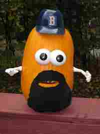 Pumpkin carved to look like Kevin Youkilis. Pumpkin carved to look like Kevin Youkilis.