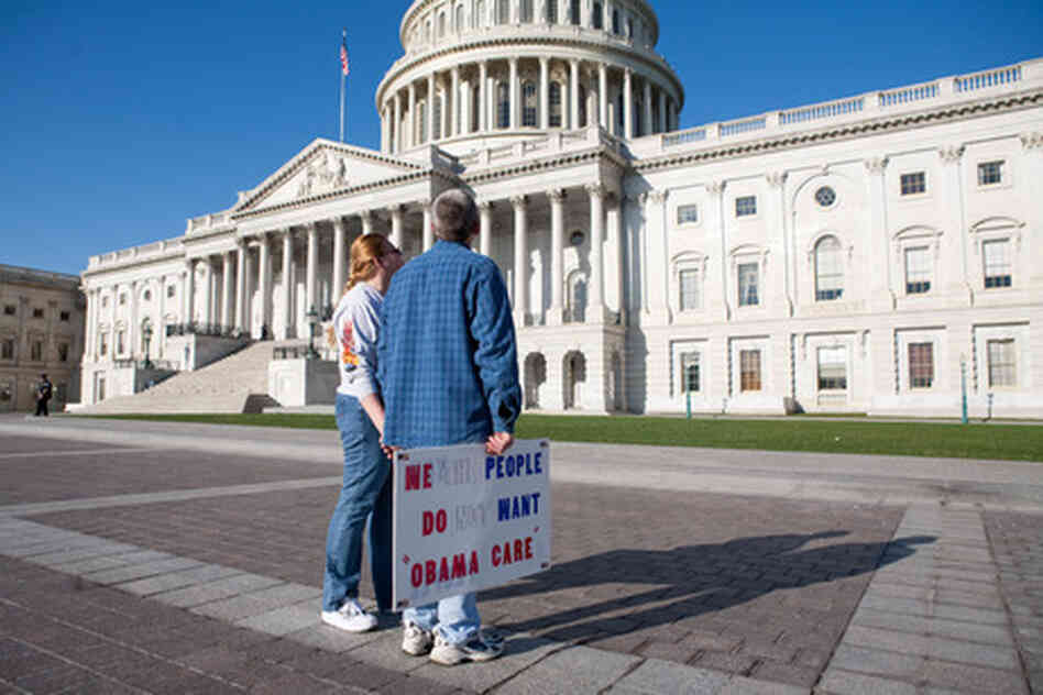 Protesters outside Capitol. Protesters outside Capitol.