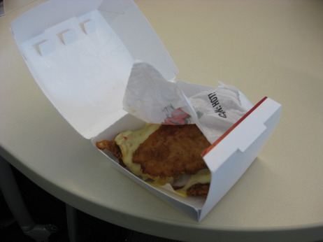 The new KFC sandwich.