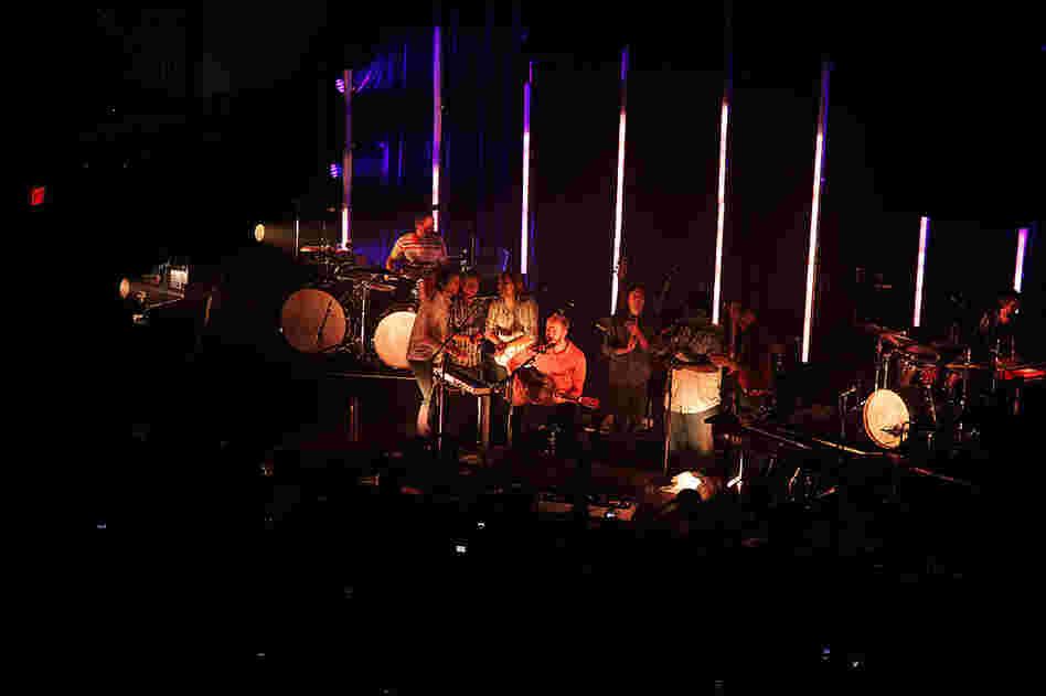 Bon Iver performs at Washington, D.C.'s 9:30 Club on Aug. 2.