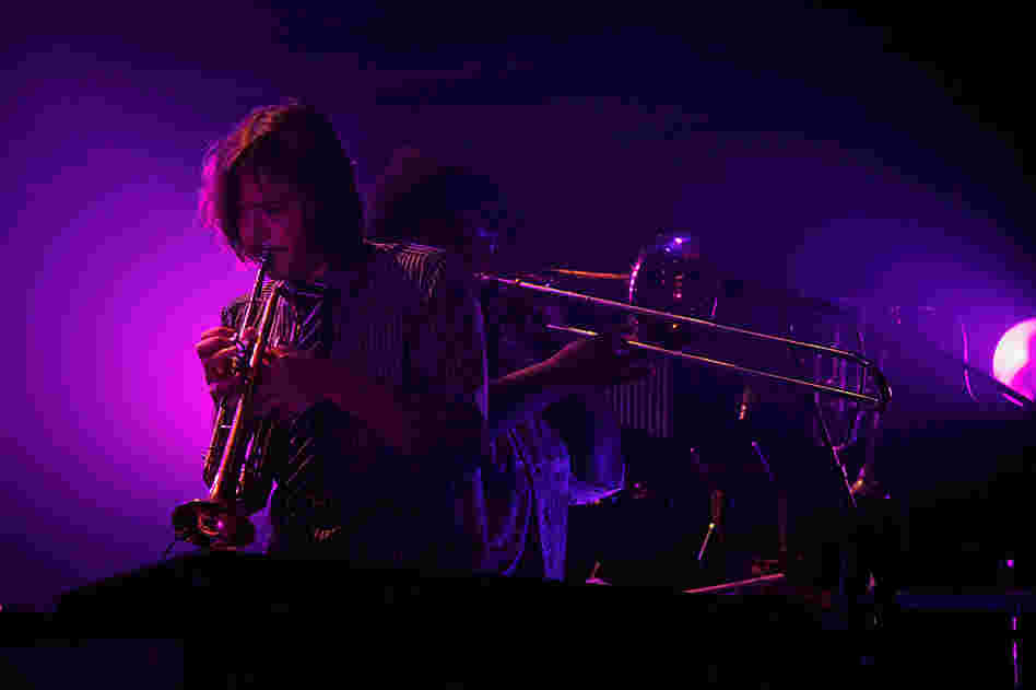 Bon Iver performs at Washington, D.C.'s 9:30 Club on Aug. 2.