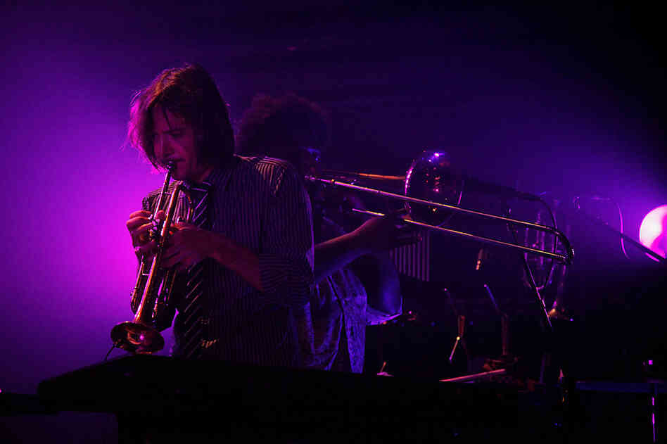 Bon Iver performs at Washington, D.C.'s 9:30 Club on Aug. 2.