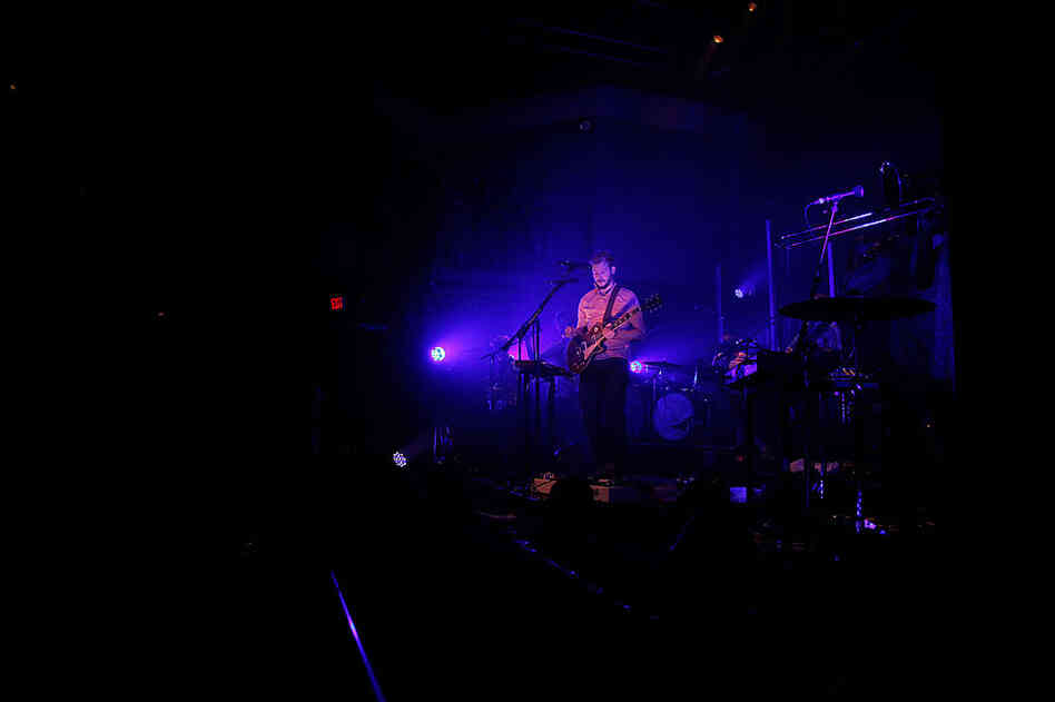 Bon Iver performs at Washington, D.C.'s 9:30 Club on Aug. 2.