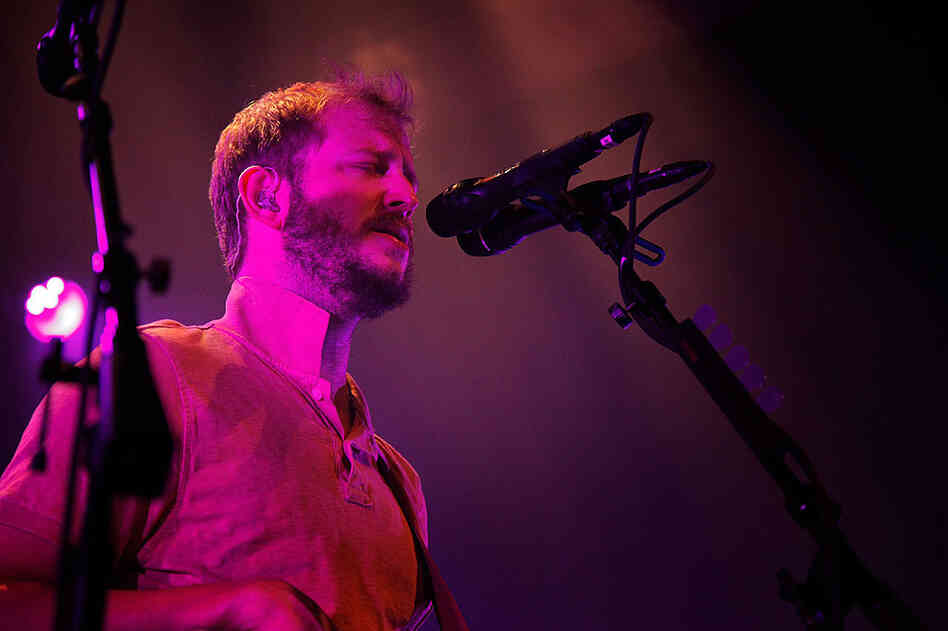 Bon Iver performs at Washington, D.C.'s 9:30 Club on Aug. 2.