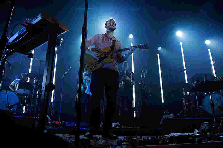 Bon Iver performs at Washington, D.C.'s 9:30 Club on Aug. 2.