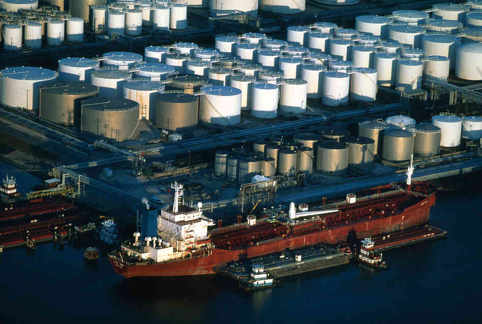 America's transportation infrastructure includes an unseen network of ships, tanks, pipelines and trucks that ultimately move fuel to end-users at the pump. The Houston Ship Channel on the Gulf Coast is a central hub for receiving imported oil.