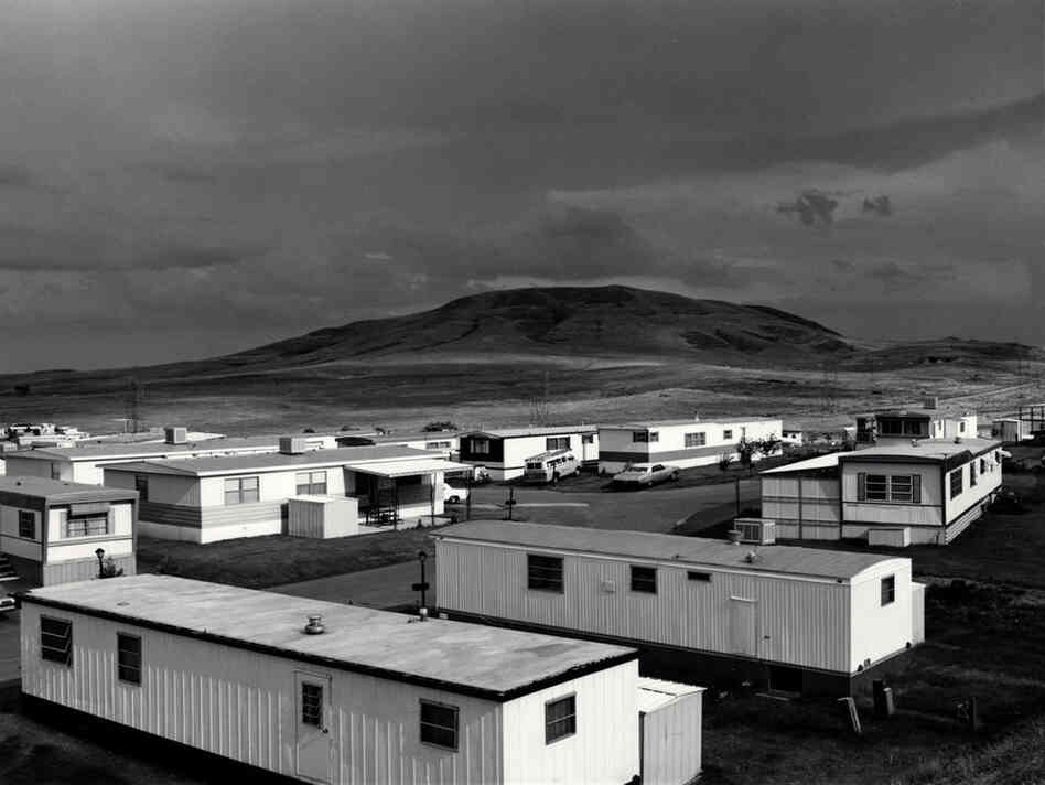 Mobile Homes, Jefferson County, Colo., 1973, by American photographer Robert Adams. 
