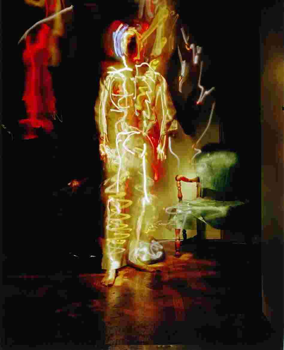 "Electroman" by Pete Eckert. Eckert first began photographing using infrared, a nonvisible wavelength.