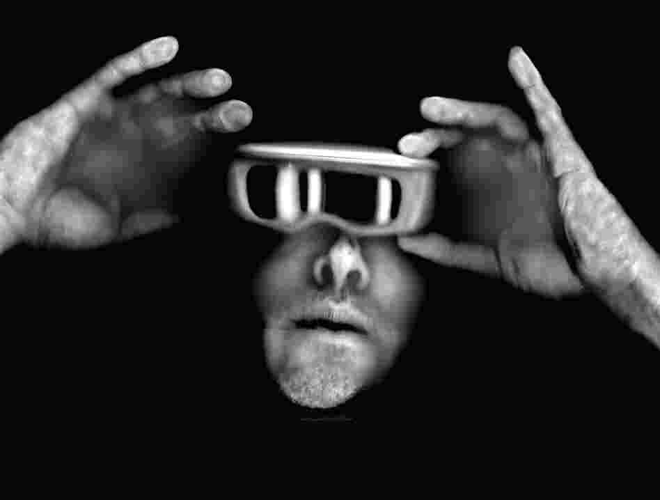 "Visor Vision" by Kurt Weston. Weston uses a scanner to capture many of his images.