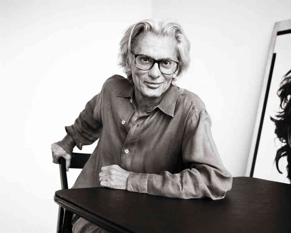 "Richard Avedon asked me to take his portrait at the time of one of his retrospectives," Lacombe writes. "I was very honored, as I admired him very much."  Richard Avedon, in his studio, East 75th Street, New York, New York, 2001