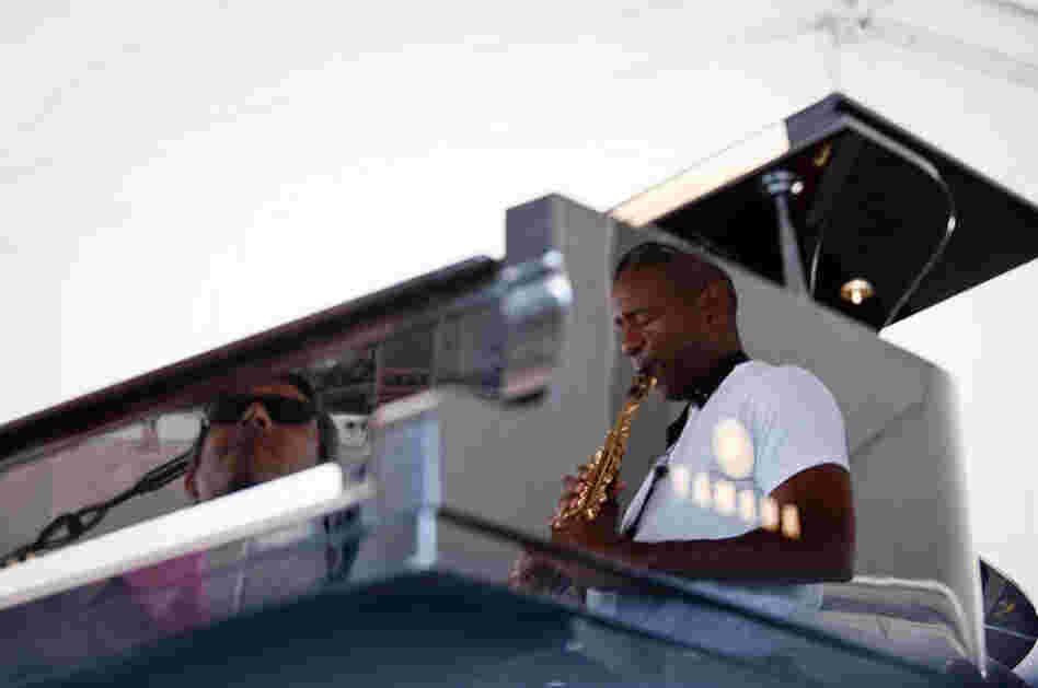 Joey Calderazzo and Branford Marsalis.