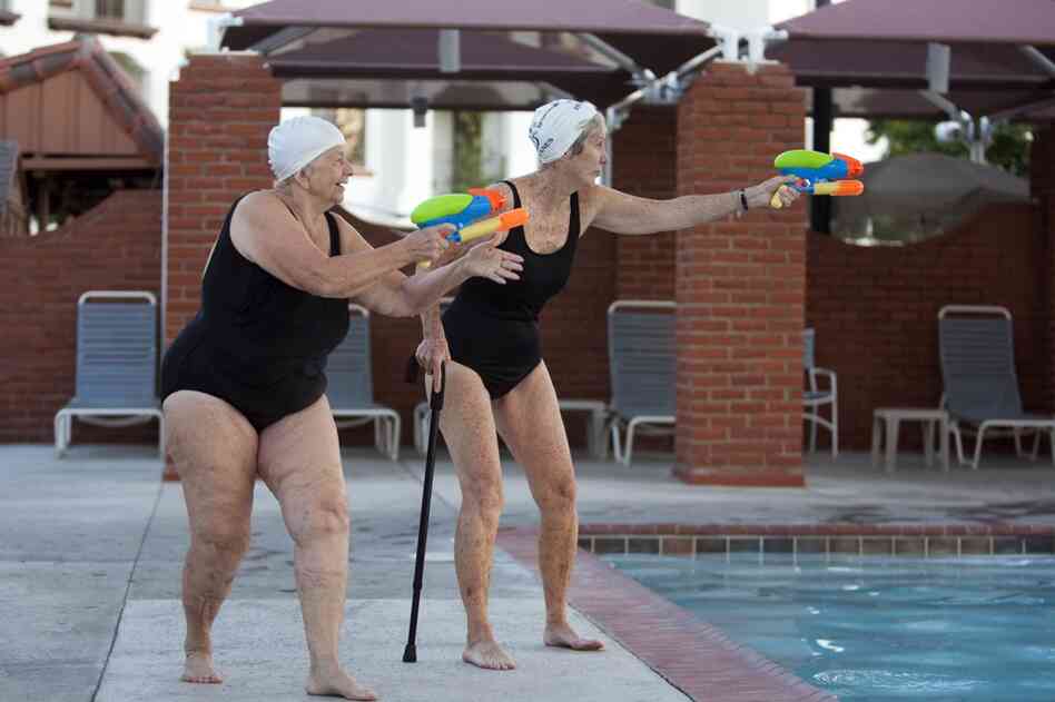 She says that swimming makes life worth living.