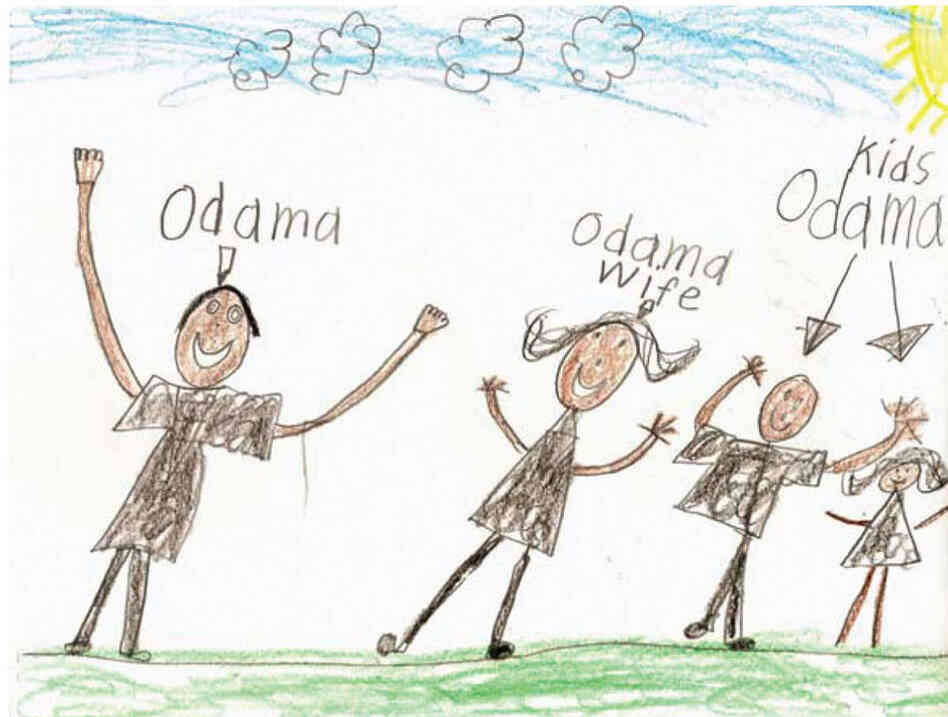 Co-authors Bruce Kluger and David Tabatsky sifted through over 1,000 letters from children for their book,  Dear President Obama. Anthony Nguyen, 7, Lincoln, Neb. 