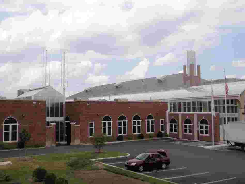 Phelps Architecture, Construction and Engineering High School in Washington, D.C., recently installed two Windspire vertical wind turbines to provide clean energy to the school. Credit: Mariah Power