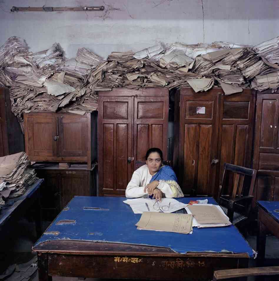 "From the series 'Bureaucratics': India-17," Jan Banning, Utrecht, Netherlands, second place.