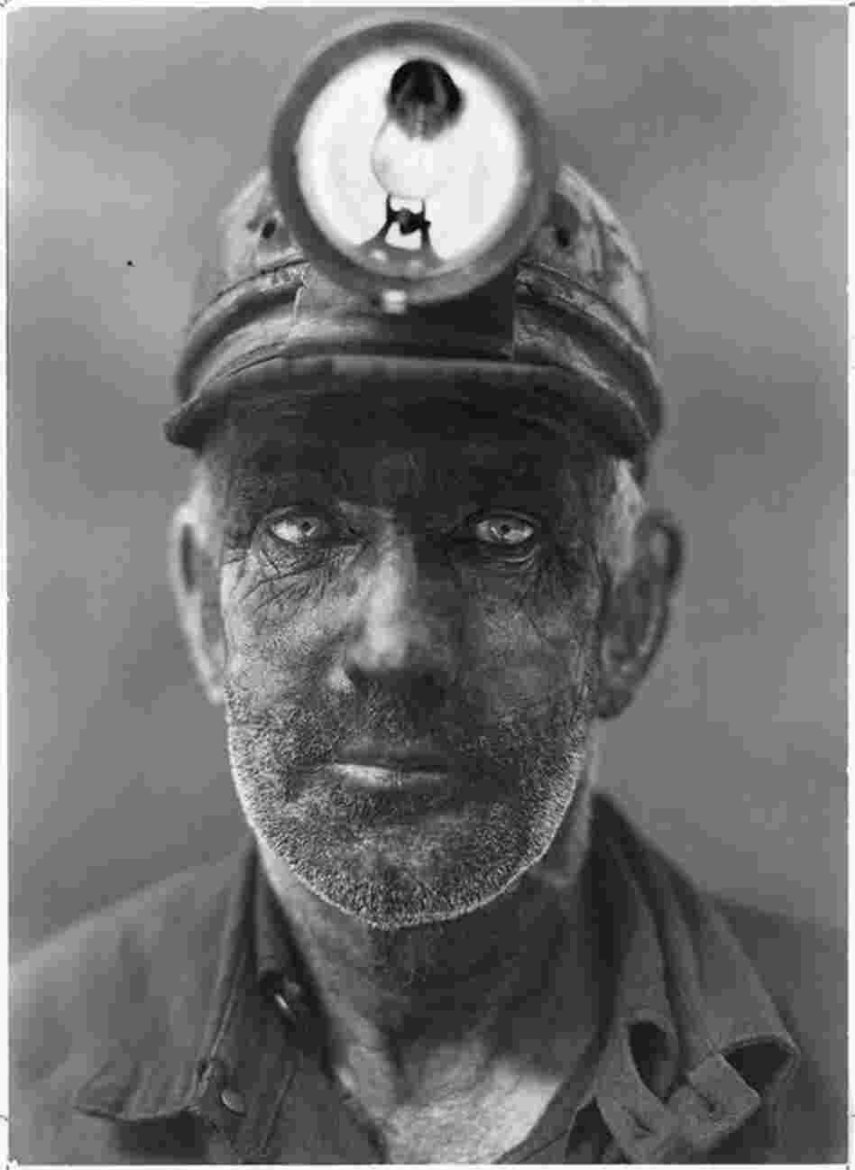 Coal Miner, Omar, West Virginia, 1938. Published in the May 1944 issue of National Geographic,  this photograph shows that perfection in portraiture could be achieved well before digital. 