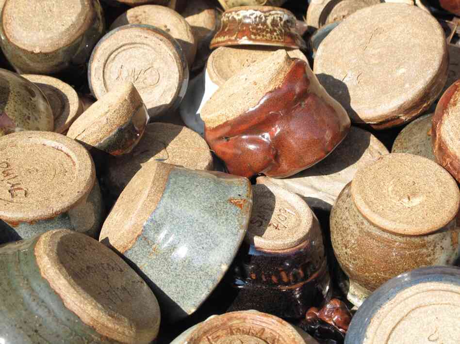 A lot of pieces don't make the grade, but at the Glen Echo ceramics yurt - there's always next week.