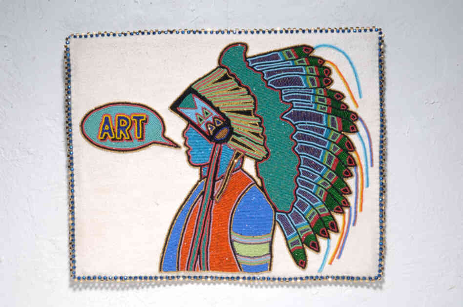 Teri Greeves is a beadwork artist living in Santa Fe, N.M., enrolled in the Kiowa Indian Tribe of Oklahoma.