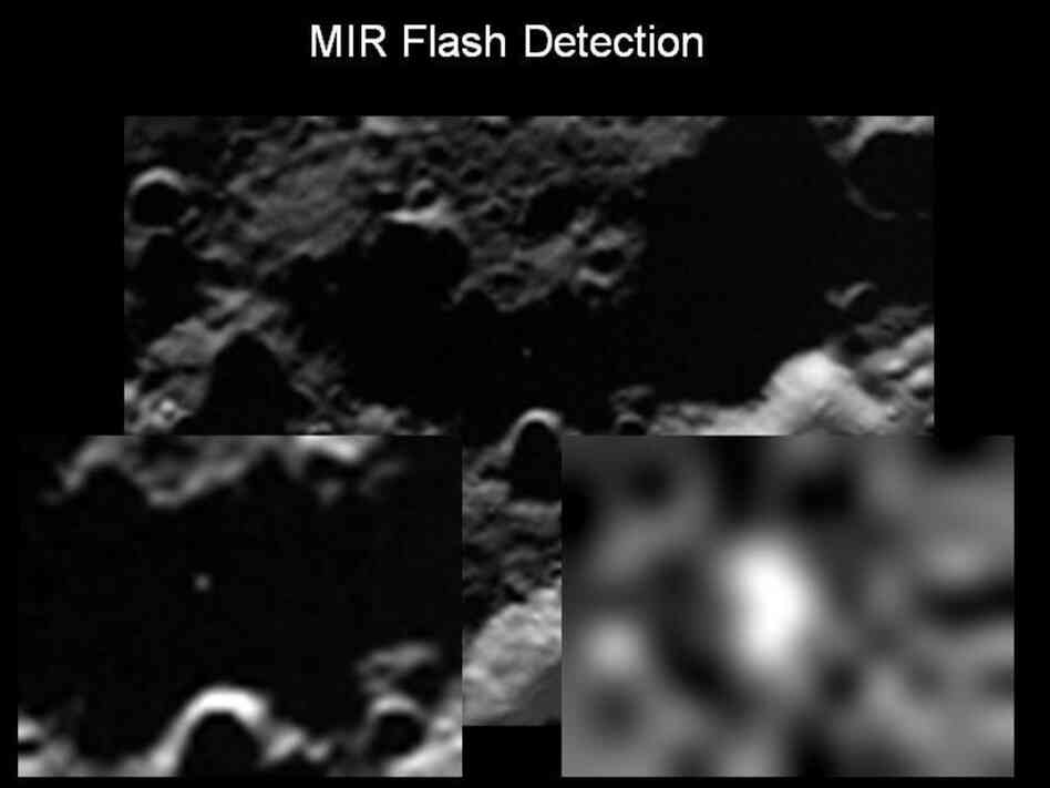 Sodium flash detected with the mid infrared camera. 