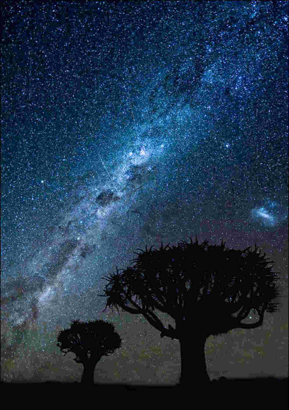 "While in Namibia, one of our stops was an area near Keetmanskoop called the Giant's Playground. It offers spectacular photographic opportunities of the Quiver trees and dolerites." 