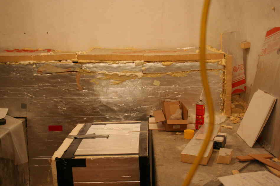 This foam box provides one of the last layers of protection for extremely sensitive seismic instrumentation housed within a vault in the hills above the University of California, Berkeley. These instruments can detect earthquakes around the world. 