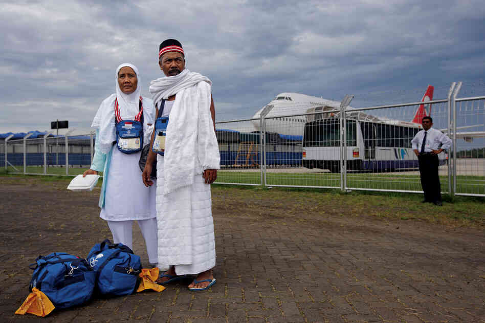 Pilgrims prepare to depart for Mecca. Last year, nearly 200,000 Indonesians made the pilgrimage.