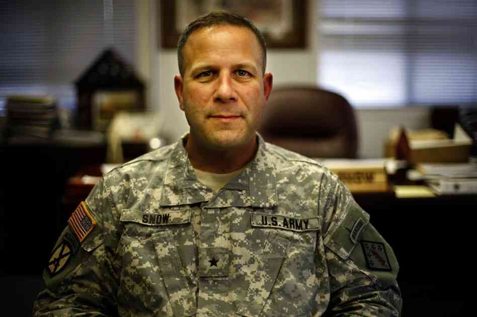 The bomb disposal team at Aberdeen is under the command of Brig. Gen. Jeffrey Snow.