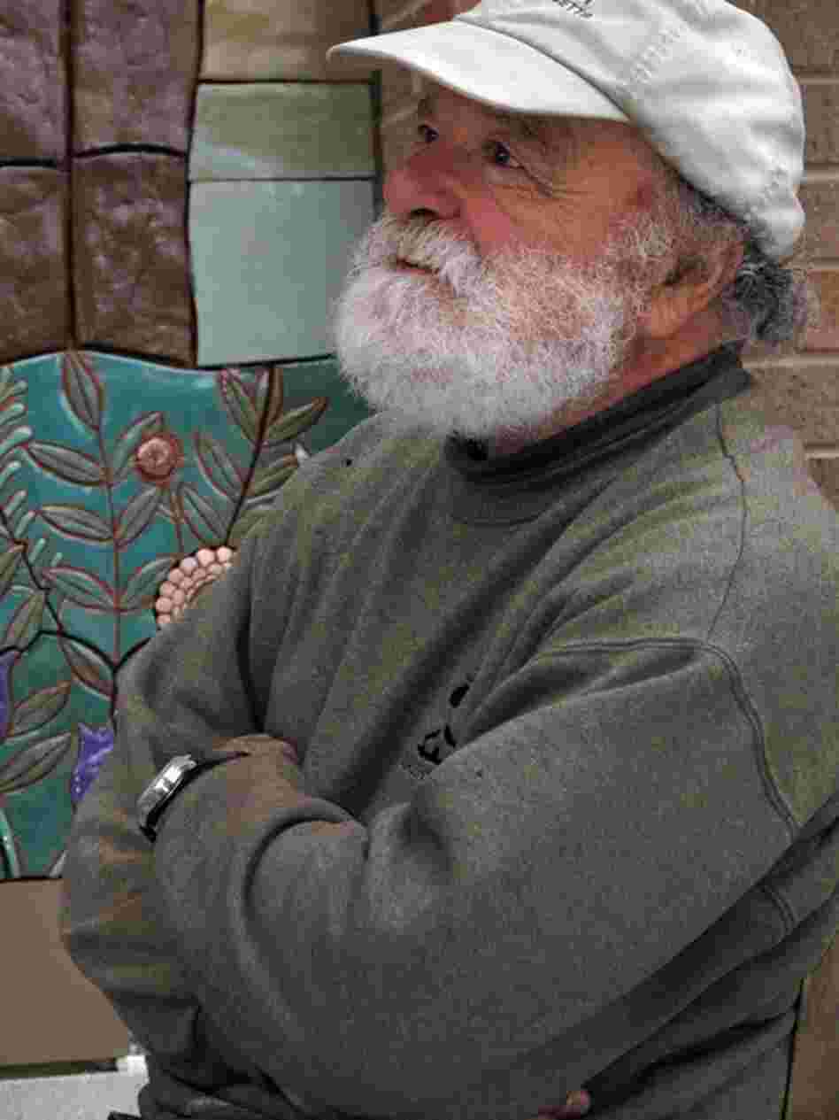 Tulio keeps a watchful eye on the design, and is always ready to lend a hand.