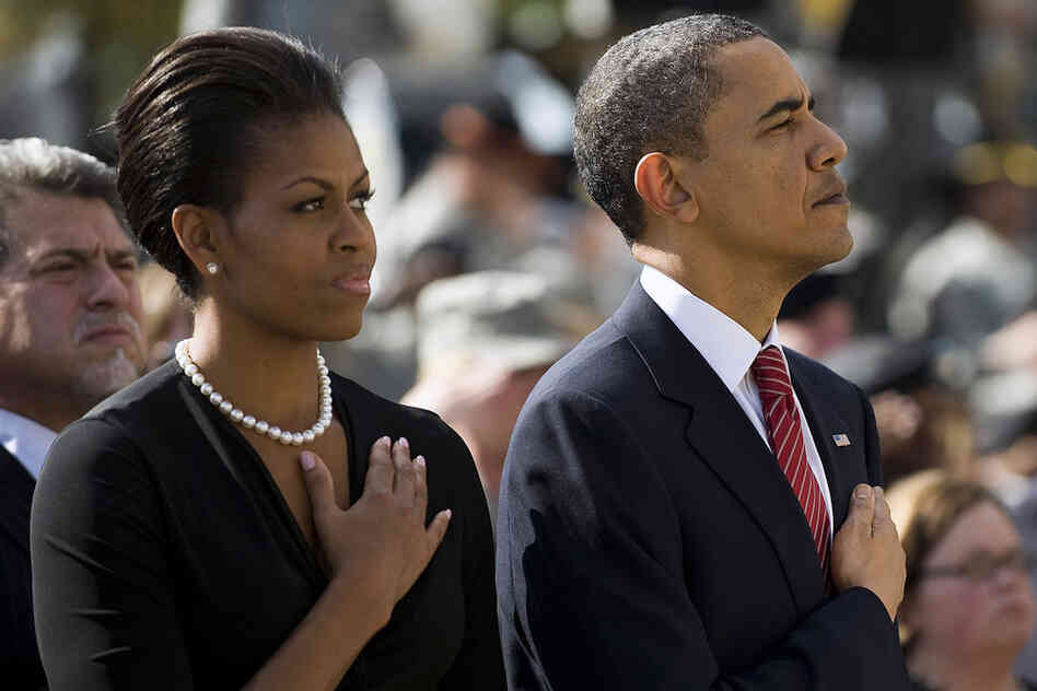 During the memorial service, President Obama named each of the 13 who died and shared personal stories about them and their families with the crowd of about 15,000. 