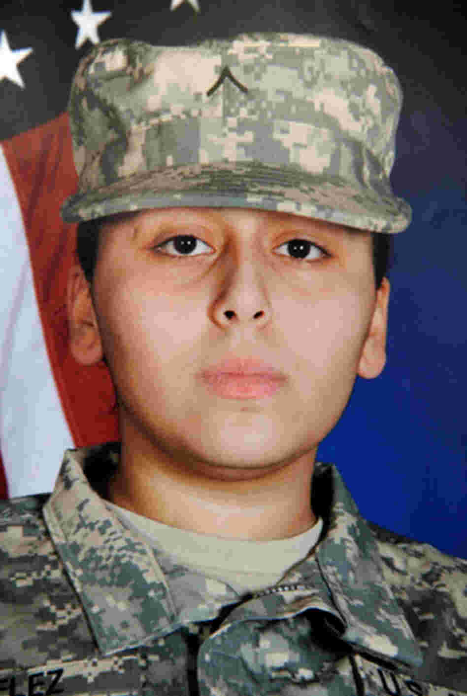 Francheska VelezRecently returned from Iraq, Velez, 21, from Chicago's West Humboldt Park neighborhood, was pregnant and about to be temporarily released from duty. 