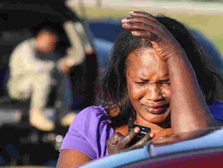 Monica Cain, 44, tries to get in touch with her husband, Sgt. Darren Cain, who is stationed at Fort Hood. 