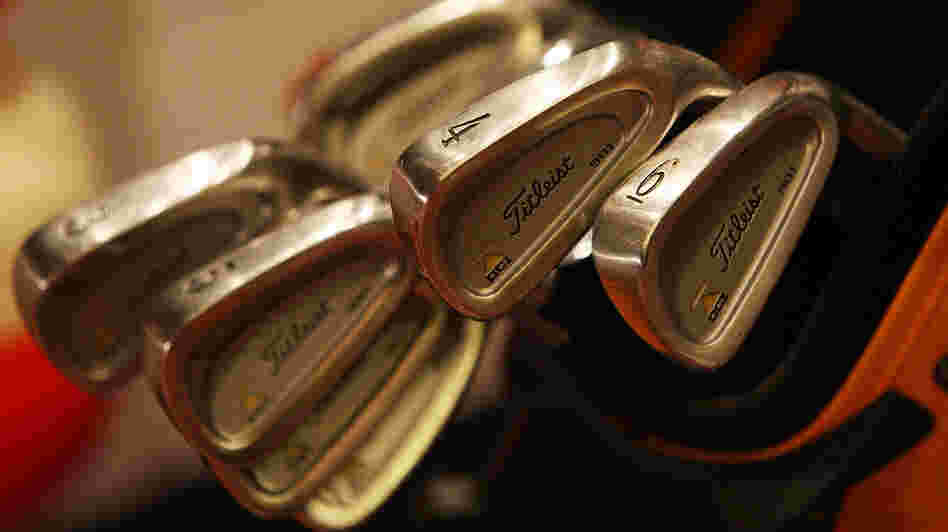 Madoff's golf clubs. 