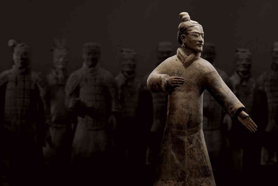 The burial site was discovered in 1974 by a group of farmers in central China who were digging a well. 