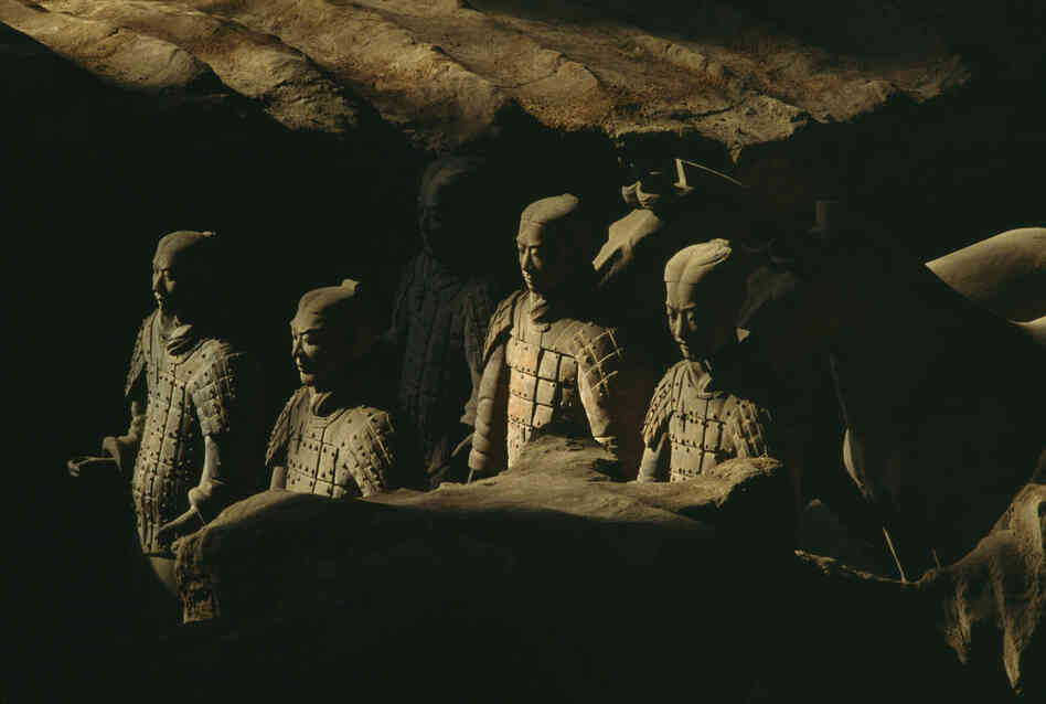 Back in 221 B.C., China's first emperor wanted to make sure he was well-protected in the afterlife.  So he created an army to accompany him to his tomb. An army of 7,000 warriors –- made completely of terra cotta. 
