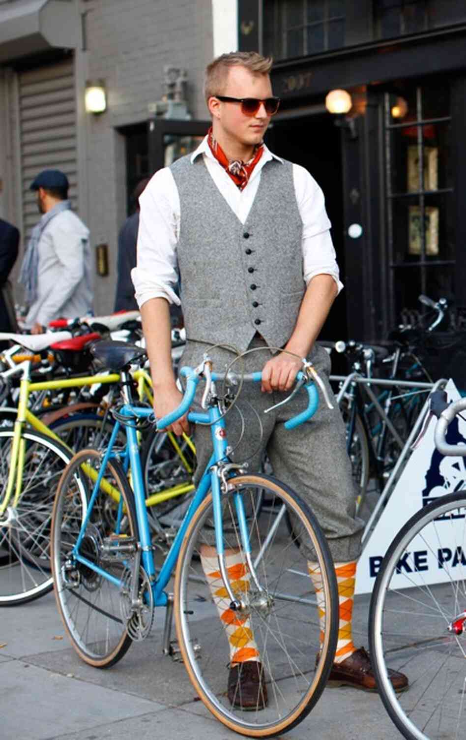 Several men confessed they'd had to shop in the women's section  just to find the right shade of argyle.  