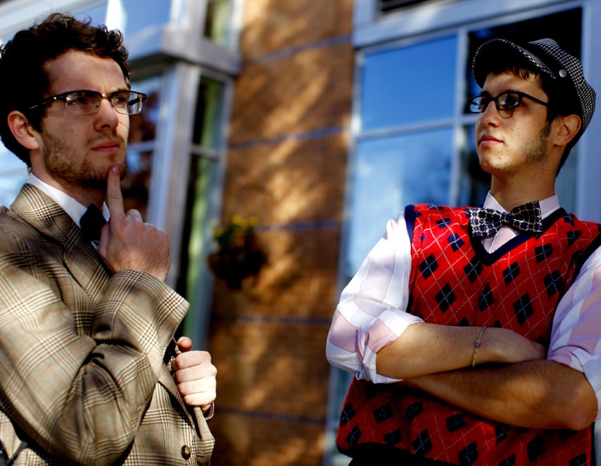 Max Richman, pictured with associate Ray Nealon, said for once he felt his last name was befitting. 