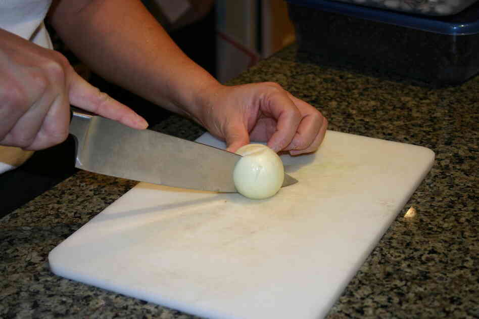 Chop the onion...