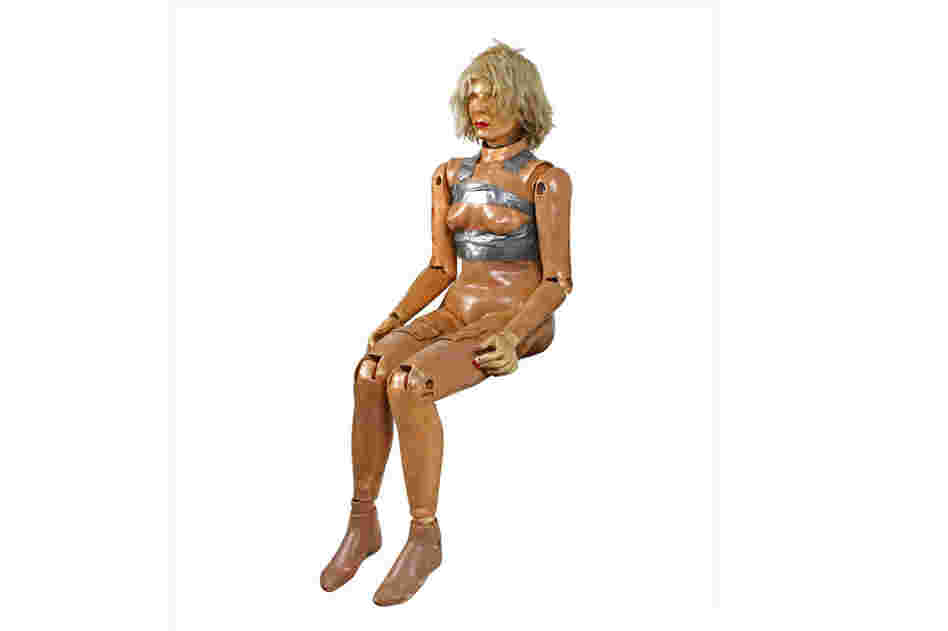 Sierra Susie was developed in 1970.  Susie was the most realistic dummy to date.  She wore a wig and was a 5th percentile female dummy — weighing 104 pounds and measuring 30.9 inches tall when seated. Crash test dummies are not designed to stand unsupported, as they are usually confined to the seated position. 