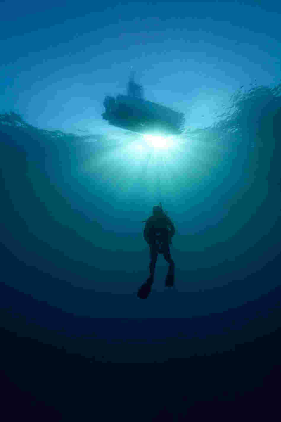 Only a few hundred divers visit the reefs each year. 