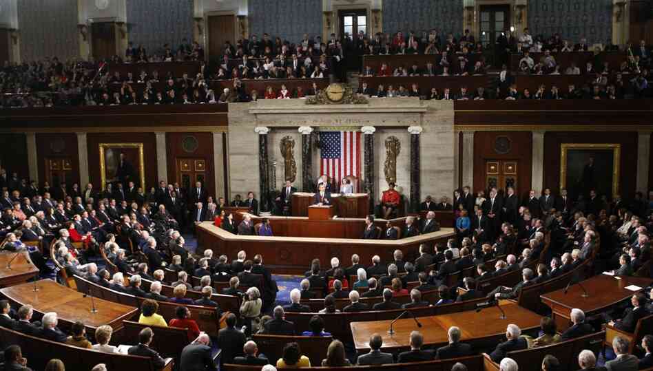 "One year later, the worst of the storm has passed, but the devastation remains," Obama tells the joint session of Congress. 